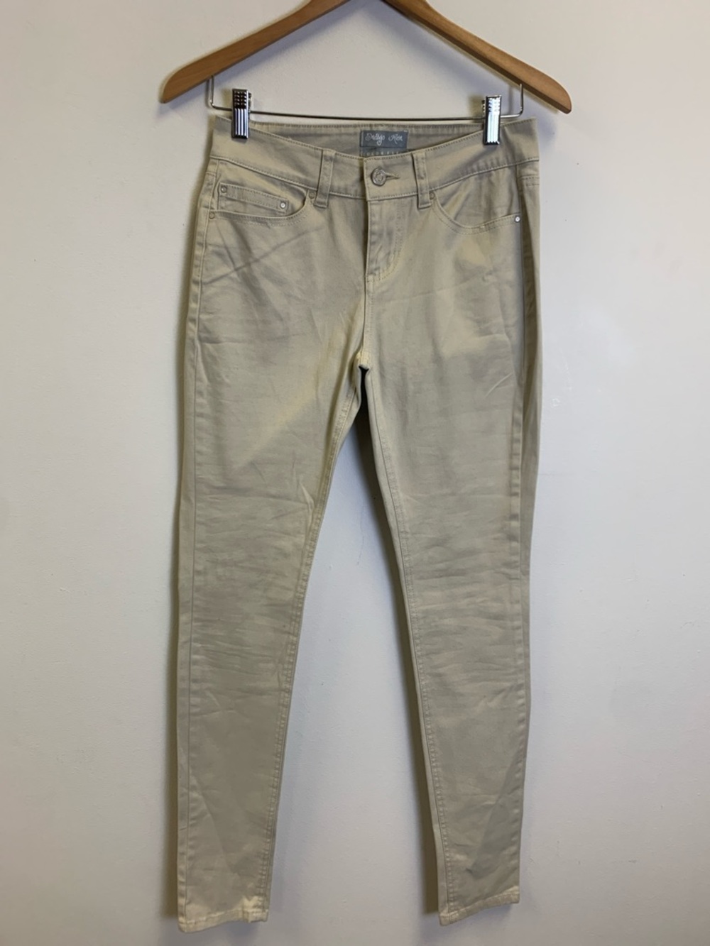 Indigo Rein Light Beige Skinny Jeans